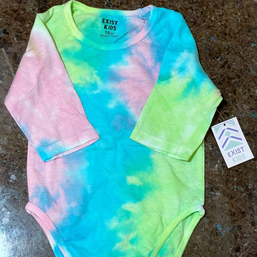 Exist Kids tie dye onesie